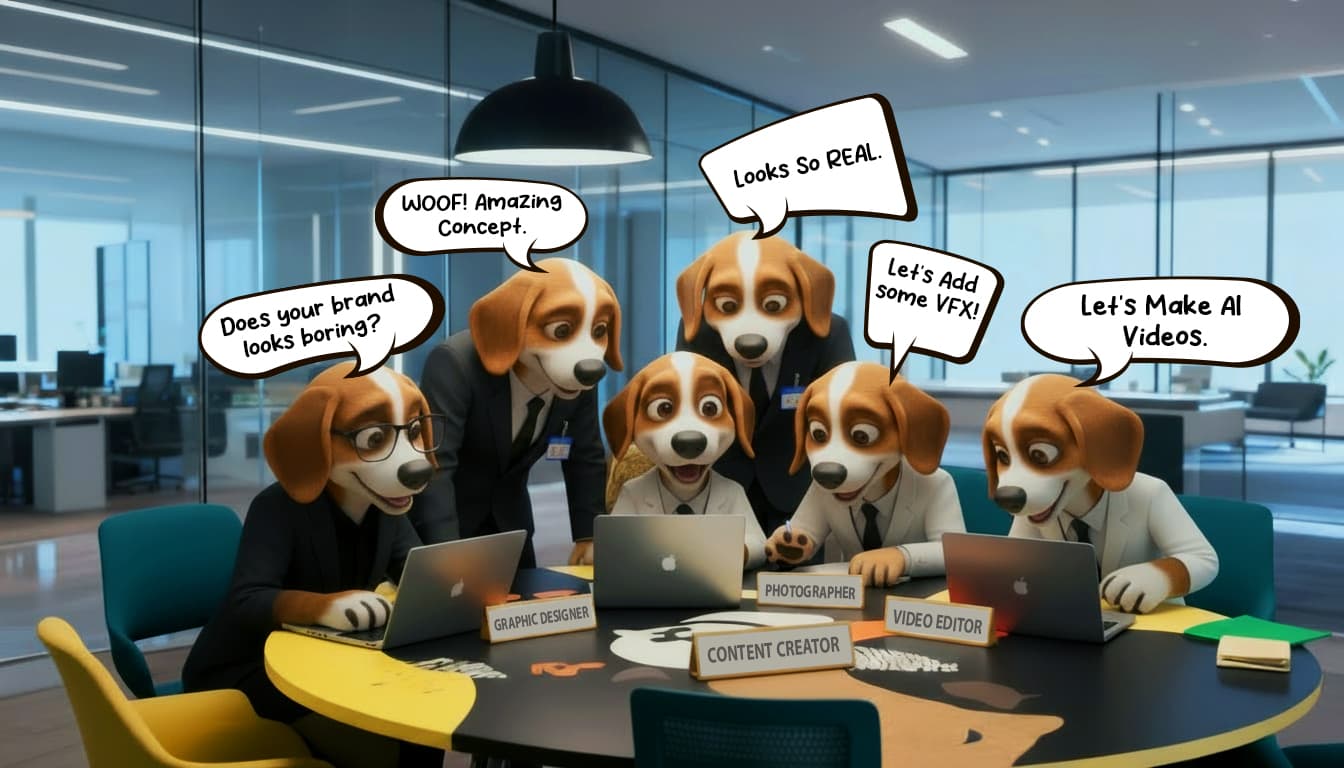 The Netpuppys pack brainstorming campaign ideas