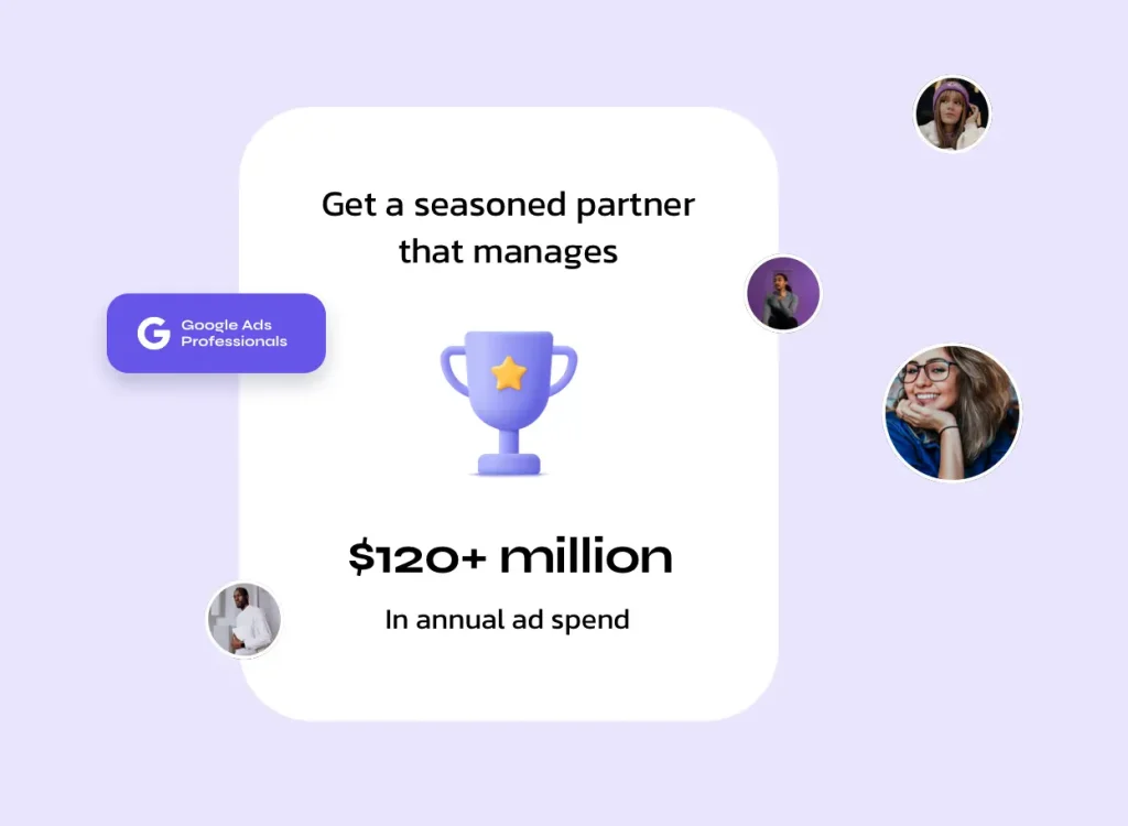 Netpuppys experts dashboard: $120+ million in annual ad spend managed